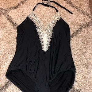 Sea Angel Swim Lace one piece bathing suit.